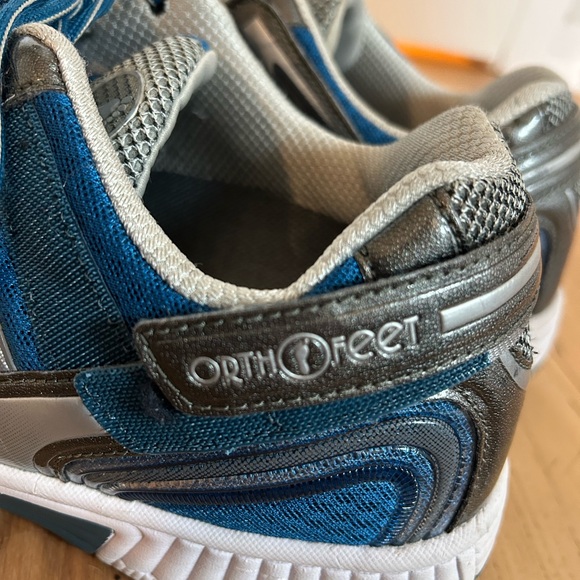 Orthofeet sprint Blue and Gray Men's Shoes 10 Wide - Picture 10 of 11